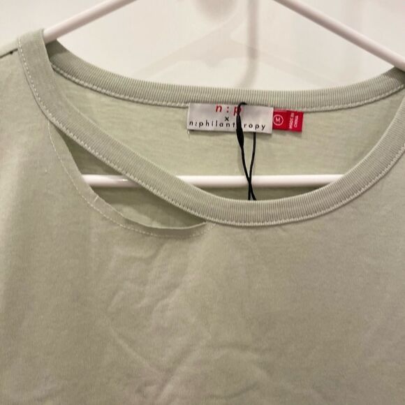 n: Philanthropy Revolve Cypress Cut Out T shirt.Size M - Picture 8 of 10
